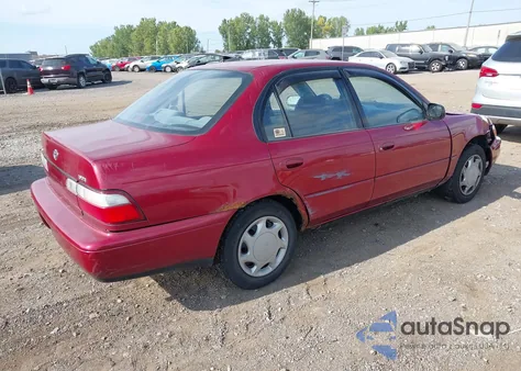 1997 Toyota Corolla Dx from USA, damaged, VIN 1NXBB02E0VZ628163